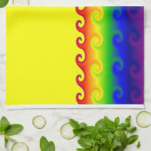 回転する火のキッチンタオル キッチンタオル (折り畳み)