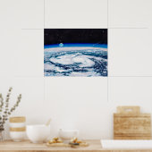 回転する高さから地球：プリント ポスター (キッチン)