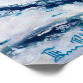 回転する高さから地球：プリント ポスター (角)