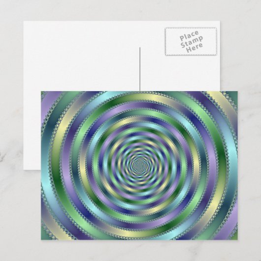 回転する ポストカード (正面/裏面)