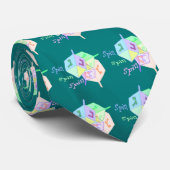 回転の回転のDreidelsのタイ ネクタイ (ロール)