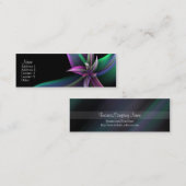 回転の花の細い名刺 スキニー名刺 (正面/裏面)