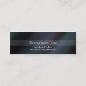 回転の花の細い名刺 スキニー名刺 (裏面)