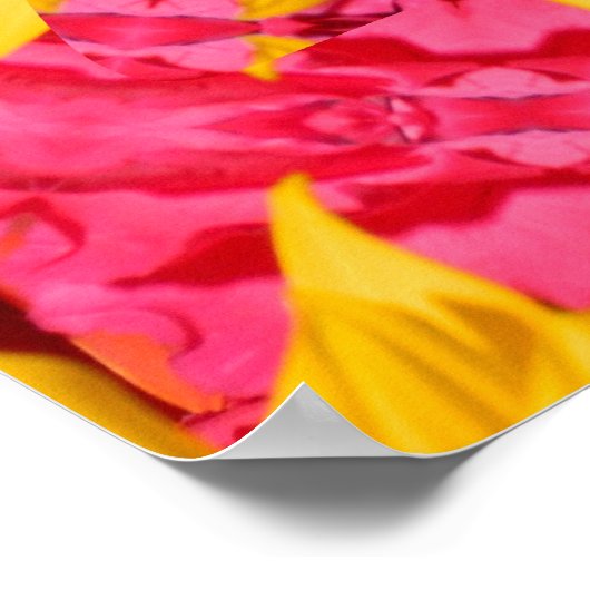 回転ひまわり ポスター (角)