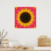 回転ひまわり ポスター (キッチン)