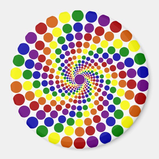 回転カラーホイールマグネット マグネット (正面)