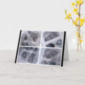 回転コンセプチュアル写真グリーティングカード カード (黄色い花)