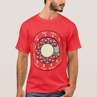 回転ダイヤル Tシャツ