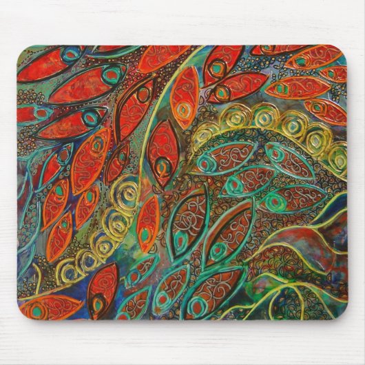 回転ドア(絵画)のマウスパッド マウスパッド (正面)