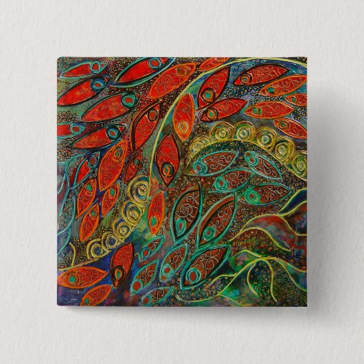 回転ドア(絵画)ボタン 缶バッジ (正面)