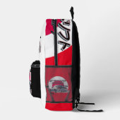 回転ドリフトRX-7 -日本の通り凡例 プリントバックパック (右)