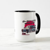 回転ドリフトRX-7 -日本の通り凡例 マグカップ (正面右)