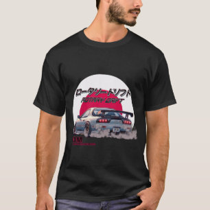 回転ドリフトRX-7 -日本の通り凡例 Tシャツ