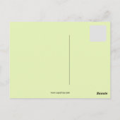 回転ヘビの光学錯覚 ポストカード (裏面)