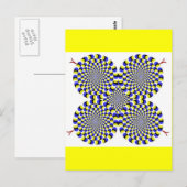 回転ヘビ ポストカード (正面/裏面)