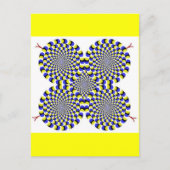 回転ヘビ ポストカード (正面)