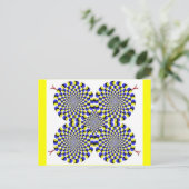 回転ヘビ ポストカード (スタンド正面)