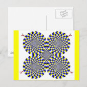 回転ヘビ ポストカード (正面/裏面)