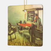 回転ホイールに面したヴィンセント離れバンゴッホウィーバー セラミックオーナメント (左)