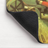 回転ホイールに面したヴィンセント離れバンゴッホウィーバー マウスパッド (コーナー)