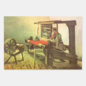 回転ホイールに面したヴィンセント離れバンゴッホウィーバー ラッピングペーパーシート (正面2)