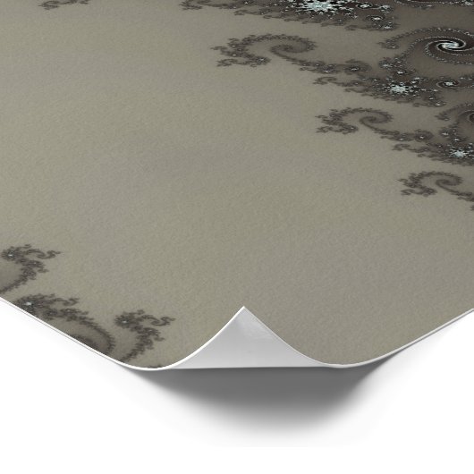 回転ホイール – フラクタルポスター ポスター (角)