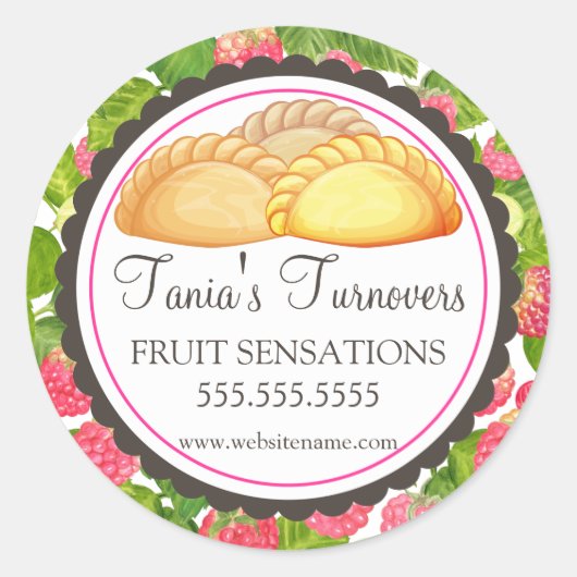 回転式ベーカリーボックスシール ラウンドシール (正面)