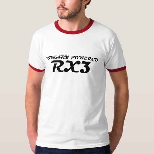 回転式動力を与えられたRX3 Tシャツ (正面)