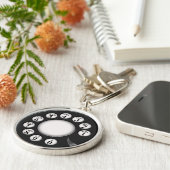 回転式電話ダイヤル キーホルダー (側面)