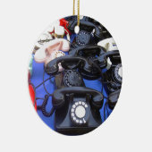 回転式電話 セラミックオーナメント (右)