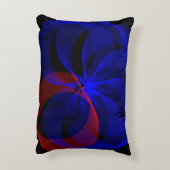 回転式青アクセント枕 アクセントクッション (裏面(縦))