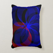 回転式青アクセント枕 アクセントクッション (正面(垂直))