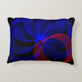 回転式青アクセント枕 アクセントクッション (裏面)