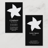 回転星 – 黒 名刺 (正面/裏面)