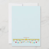 回転木馬おもしろい招待状 招待状 (裏面)