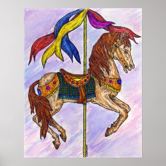 回転木馬おもしろい ポスター (正面)