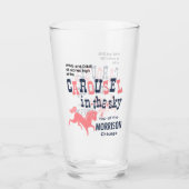 回転木馬が空に。シカゴ・モリソンの頂上 タンブラーグラス (正面)