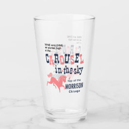 回転木馬が空に。シカゴ・モリソンの頂上 タンブラーグラス