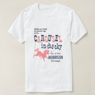 回転木馬が空に。シカゴ・モリソンの頂上 Tシャツ