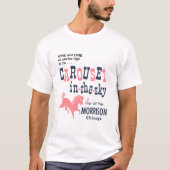 回転木馬が空に。シカゴ・モリソンの頂上 Tシャツ (正面)