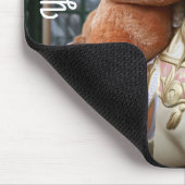 回転木馬とテディベアマウスパッド マウスパッド (コーナー)