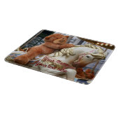 回転木馬とテディベア カッティングボード (角)