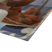 回転木馬とテディベア カッティングボード (角)