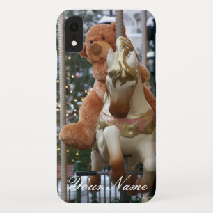 回転木馬とテディベア iPhone XRケース
