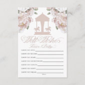 回転木馬のベビー願い エンクロージャーカード (正面)