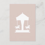 回転木馬のベビー願い エンクロージャーカード (裏面)