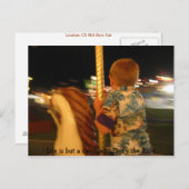 回転木馬の夢 ポストカード (正面/裏面)