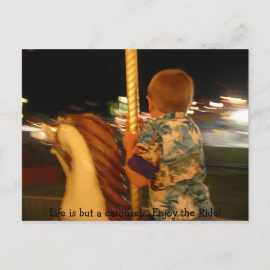 回転木馬の夢 ポストカード (正面)