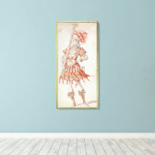 回転木馬の衣装デザイン, c.1662 キャンバスプリント (インサイチュ (ウッドフロア))