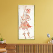 回転木馬の衣装デザイン, c.1662 キャンバスプリント (インサイチュ (リビング))